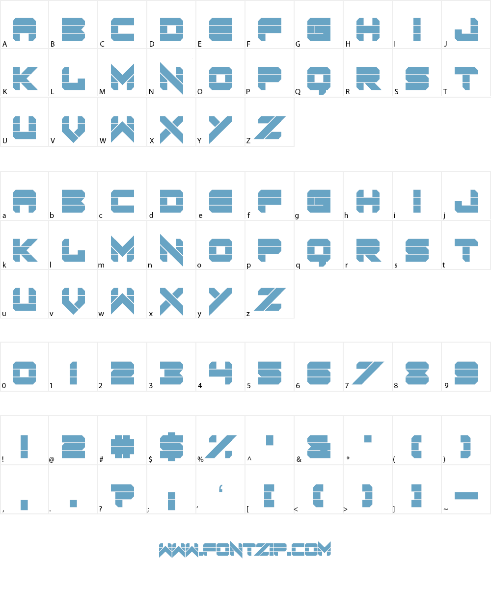 Rodent Rage Font Character